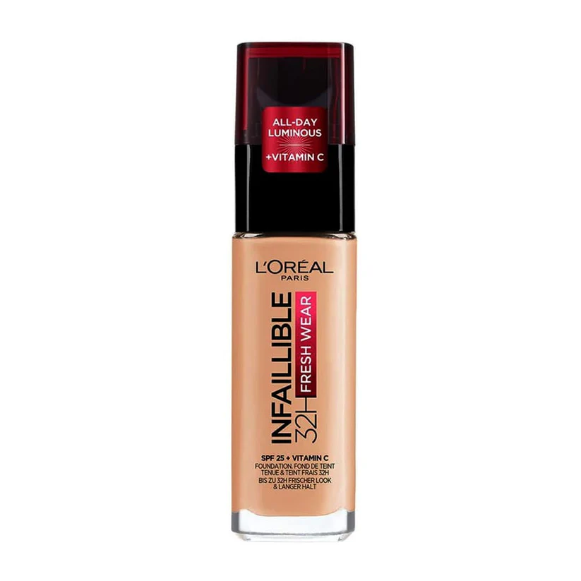 L'Oreal Infaillible 32HR Fresh Wear Foundation - 180 GOLDEN LINEN