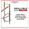 L'Oreal Paris Infallible Eyebrow 24H Filling Triangular Pencil 7.0 Blonde with spoolie brush