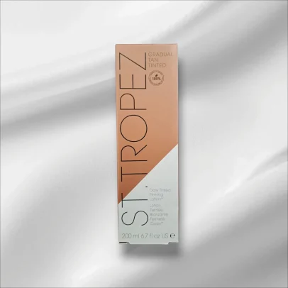 Where Science Meets Beauty Page cosmetics St. Tropez Gradual Tan Tinted Firming Lotion 200ml daily moisturiser for natural golden tan and firmer skin