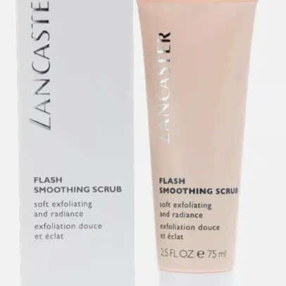 Where Science Meets Beauty Page cosmetics Lancaster Flash Smoothing Scrub