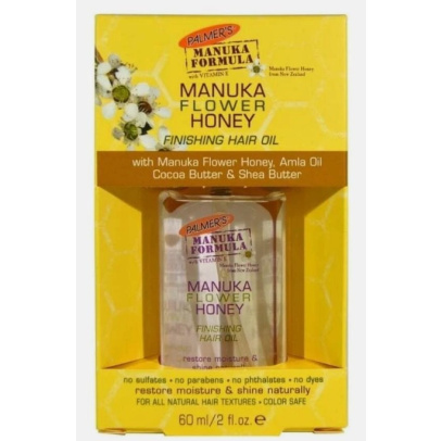 Where Science Meets Beauty Page cosmetics Palmer's Manuka Flower Honey Finishing Hair Oil
