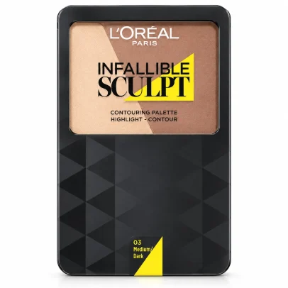 L'Oréal Paris Infallible Sculpt Contouring Palette 03 Medium/Dark 10g front packaging