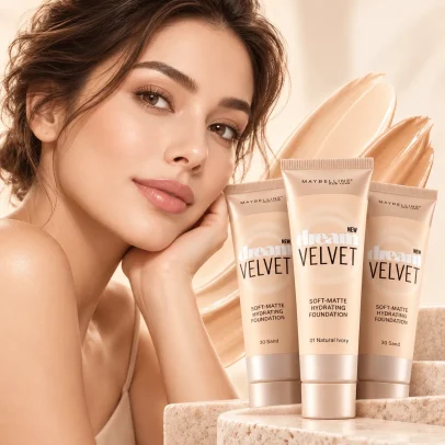 Maybelline Dream Velvet Soft-Matte Hydrating Foundation 30ml